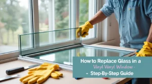 replace glass in vinyl window