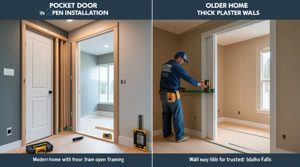 Is It Hard to Install a Pocket Door in Idaho Falls Homes