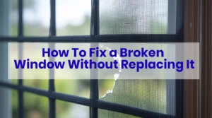 how to fix a broken window without replacing it