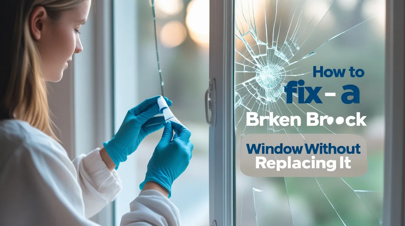 how to fix a broken window without replacing it