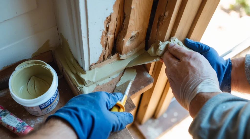 Using Epoxy for Rotted Door Jamb Repair