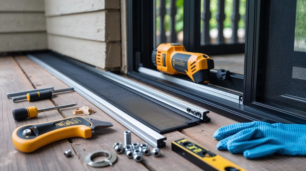 Tools and Materials Needed to Install a Sliding Screen Door