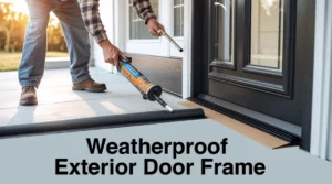 weatherproof exterior door frame