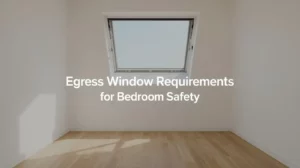 Egress Window Requirements for Bedroom