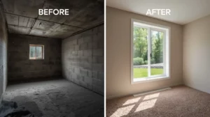 Before and After Basement Egress Window Guide